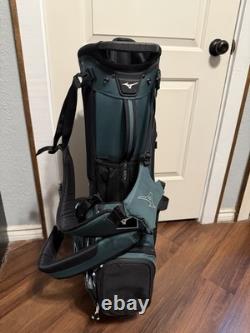 Mizuno BR-DX Stand Golf Bag Green Black 14-Way Divider Lightweight Polyester