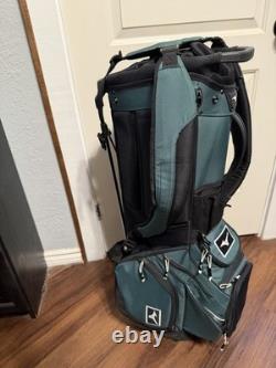 Mizuno BR-DX Stand Golf Bag Green Black 14-Way Divider Lightweight Polyester