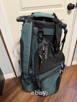 Mizuno BR-DX Stand Golf Bag Green Black 14-Way Divider Lightweight Polyester