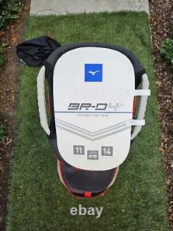 Mizuno BRD4C 14-Way Cart Bag, shop wear Only, Gray/Red NEW