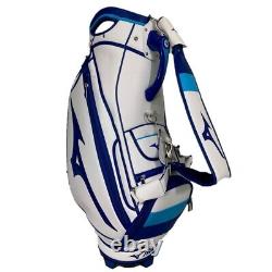 Mizuno Golf 2023 Tour Staff Bag 6-Way Top Shop Worn Staff Blue