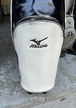 Mizuno JPX White/Blue/Black Golf Staff Cart Bag with 5 Club Compartments (LQQK)