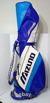 Mizuno Staff Golf bag Caddie Cart with cover. Retro Vintage