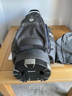 Motocaddy Dry Series Cart Bag 14 way Divider Charcoal/Blue Waterproof v/good