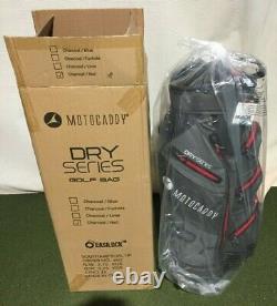 Motocaddy Dry Series Waterproof Cart Bag In Charcoal/Red BRAND NEW BOXED