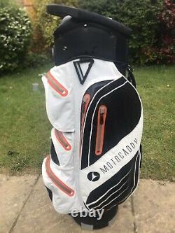 Motocaddy Dry Series Waterproof Golf Cart Bag, Rainhood & Strap, Good condition