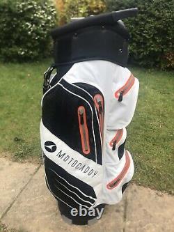 Motocaddy Dry Series Waterproof Golf Cart Bag, Rainhood & Strap, Good condition