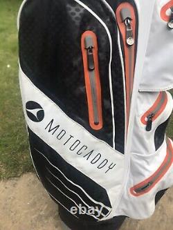 Motocaddy Dry Series Waterproof Golf Cart Bag, Rainhood & Strap, Good condition