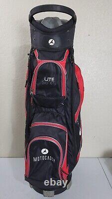 Motocaddy Lite Series Cart Bag 14-Way Black & Red