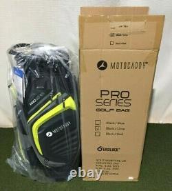 Motocaddy Pro Series Cart Bag In Charcoal/Lime BRAND NEW BOXED