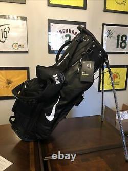 NEW! 2020 Nike Air Hybrid Carry Stand Cart Golf Bag 14 Way Black/White