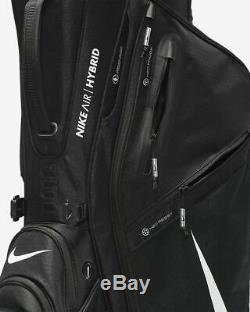 NEW 2020 Nike Air Hybrid Carry Stand Cart Golf Bag 14 Way Black/White SOLD OUT