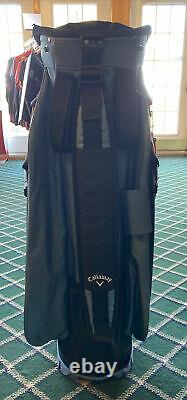 NEW 2021 Callaway ORG 14 Cart Golf Bag Black/Shale/Red