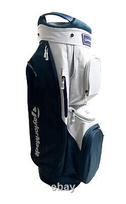 NEW 2022 TaylorMade Lite Titanium/Grey 14-Way Golf Cart Bag