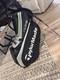 New 2025 Taylormade Qi35 Players Black/silver Tour Staff Stand Golf Bag