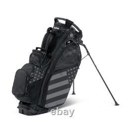 NEW Bag Boy Golf 2026 Chiller Pro Cart Bag 14-Way Top Black/Stars and Stripes
