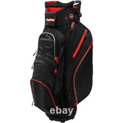 NEW Bag Boy Golf Chiller Cart Bag 14-way Top Bag Boy Black / Red