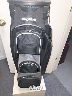 NEW Bag Boy Golf Revolver XP Cart Bag 14-way Top Black /Charcoal /Silver