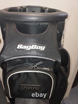 NEW Bag Boy Golf Revolver XP Cart Bag 14-way Top Black /Charcoal /Silver