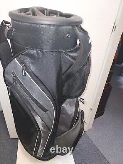 NEW Bag Boy Golf Revolver XP Cart Bag 14-way Top Black /Charcoal /Silver