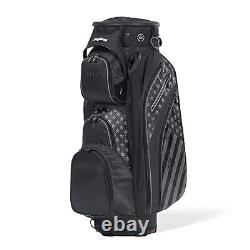 NEW Bag Boy REVOLVER XP Golf Cart Bag Black/Stars&Stripes