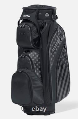 NEW Bag Boy Revolver XP Golf Cart Bag Black Stars and Stripes
