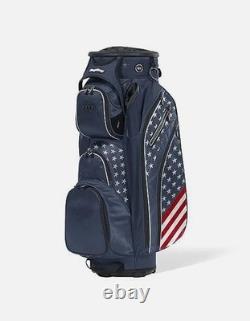 NEW Bag Boy Revolver XP Golf Cart Bag Navy/Usa