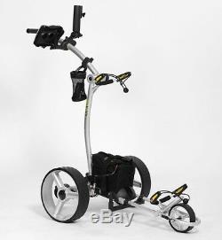 NEW BatCaddy X4 Sport Manual Electric Golf Bag Cart 12V Lead Acid 35Ah Btry SLV