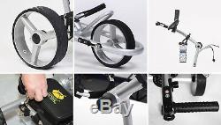 NEW BatCaddy X4 Sport Manual Electric Golf Bag Cart 12V Lead Acid 35Ah Btry SLV