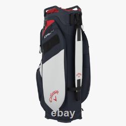 NEW Callaway Golf 2025 Org 14 Red/Navy/White/Flag Cart Golf Bag