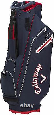 NEW Callaway Golf Navy/Red/White Org 7 Cart Golf Bag