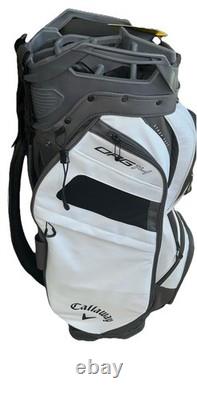 NEW Callaway Golf White 2025 Org 14 Cart Bag 14-Way Top