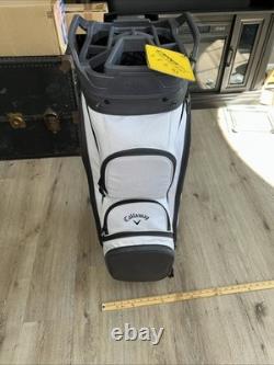 NEW Callaway Golf White 2025 Org 14 Cart Bag 14-Way Top