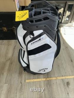 NEW Callaway Golf White 2025 Org 14 Cart Bag 14-Way Top