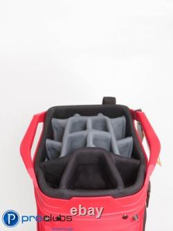 NEW Callaway ORG14 M 14-WAY CART Golf Bag withRainhood Red/Black/Grey 420210
