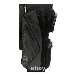 NEW Callaway Reva Cart Bag Black/Grey 14 Divider 7 Pocket Shoulder Strap