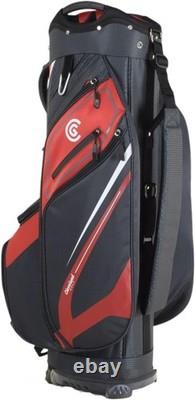 NEW Cleveland Golf CG Lightweight Red/Charcoal 14-Way Top Golf Cart Bag