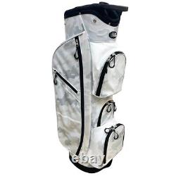 NEW Club Champ Golf Deluxe Cart Bag 14-Way Top Ivory Camo