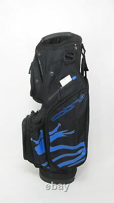 NEW! Cobra Black/Blue Cart Bag with Rain Hood 294136