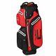 New Cobra Golf 2022 Ultradry Pro Cart Bag 15-way Top Black / High Risk Red