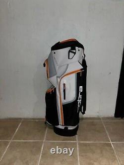 NEW Cobra Golf Ultralight Pro Cart Bag 14-Way Orange Black And White