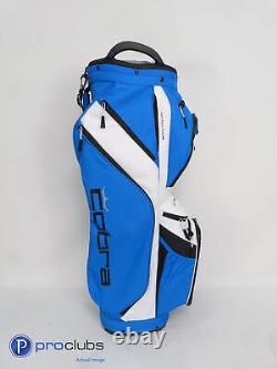 NEW Cobra UltraLight Pro 14-WAY CART Golf Bag withRainhood Blue / White 367856