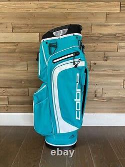 NEW! Excellent Cobra Blue Women's Golf Bag, Pockets & Strap