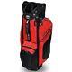 New Hot-z Golf 2.5 Cart Bag 14-way Top Black / Red