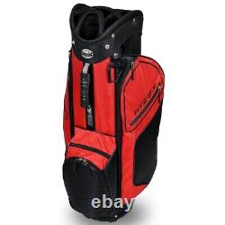 NEW Hot-Z Golf 2.5 Cart Bag 14-Way Top Black / Red