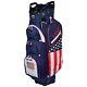 New Hot-z Golf Flag Cart Bag 14-way Top United States Of America Usa