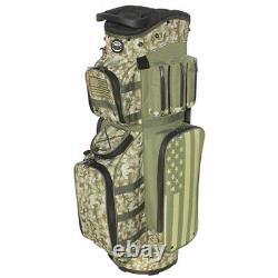 NEW Hot-Z Golf U. S. Military Active Duty Cart Bag 14-Way Top Camo