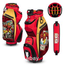 NEW Marvel Team Effort Bucket III Cooler Cart Golf Bag Pick your Marvel Hero