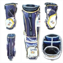 NEW Miller Lite Stand Carry Golf Cart Bag Lightweight Cooler FREE Titleist ProVs