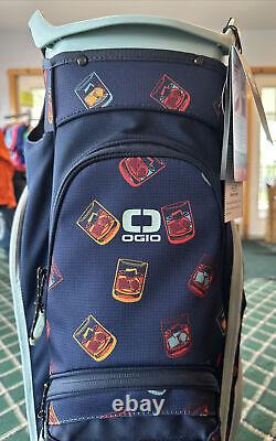 NEW! OGIO Golf Woode 15 Cart Bag 2022 Whiskey Theme Top 15-Way